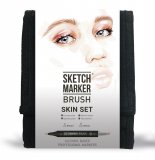 Набор маркеров на спиртовой основе Sketchmarker BRUSH Spring Set 12шт весна, сумка органайзер