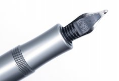 Ручка перьевая Kaweco AL Sport EF серебристый алюминиевый корпус