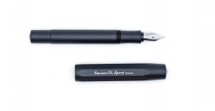 Ручка перьевая Kaweco AL Sport EF черный алюминиевый корпус