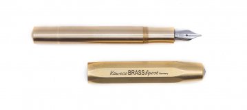 Ручка перьевая Kaweco BRASS Sport EF коричневый