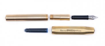 Ручка перьевая Kaweco BRASS Sport EF коричневый