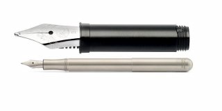 Ручка перьевая Kaweco Liliput EF стальной корпус