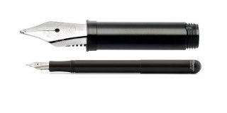Ручка перьевая Kaweco Liliput F черный алюминиевый корпус