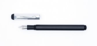 Ручка перьевая Kaweco Elegance M черный алюминиевый корпус