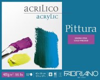 Блок для акрила Fabriano Pittura 400г/м.кв 40х50см фин 10л