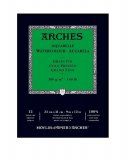 Альбом для акварели Arches 300г/м.кв 23х31см 12л, фин