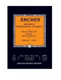 Альбом для акварели Arches 300г/м.кв 26х36см 12л, торшон