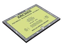 Блок для акварели Arches 185г/м.кв 31х41см 20л, фин