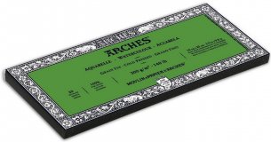 Блок для акварели Arches 300г/м.кв 10х25см 20л, фин