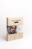 Скетчбук Малевичъ для графики GrafArt, Light Wood, 150 г/м, 14,5x19 см, 80л