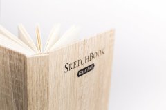 Скетчбук Малевичъ для графики GrafArt, Light Wood, 150 г/м, 9,5х14,5 см, 48л