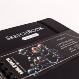 Скетчбук Малевичъ для графики Graf'Art, Total Black, 150 г/м, 19x19 см, 60л