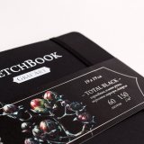 Скетчбук Малевичъ для графики Graf'Art, Total Black, 150 г/м, 19x19 см, 60л