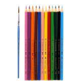 Карандаши акварельные Faber-Castell, 12 цветов и кисть