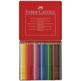 Карандаши цветные Faber-Castell "Grip", 24 цвета, трехгранные, метал. упак.