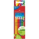 Карандаши цветные Faber-Castell "Jumbo Grip", 06 цветов, трехгранные