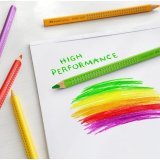 Карандаши цветные Faber-Castell "Jumbo Grip", 06 цветов, трехгранные