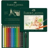 Карандаши акварельные художественные Faber-Castell "Albrecht Durer Magnus" 12 цветов,утолщ.,заточ.,метал.