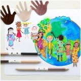 Карандаши цветные Faber-Castell "Дети мира", 30 цветов, трехгранные