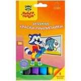 Краски витражные Мульти-Пульти "Приключения Енота", 06 цветов