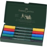 Набор акварельных пигментных маркеров Faber-Castell "Albrecht Durer" 5цв кисть/пуля