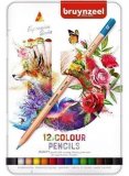 Набор цветных карандашей Bruynzeel Expression Colour 12 цветов, упаковка металл