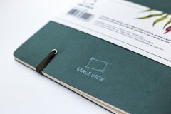 Скетчбук Малевичъ для графики "Graf'Art", зеленый, 150 г/м, 19х19, 20л