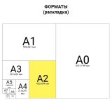 Папка для рисунков и чертежей с ручками Пчелка, А2 (640х470 мм) пластиковая ПМ-А2-35