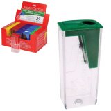 Точилка FABER-CASTELL с контейнером, пластиковая 581526