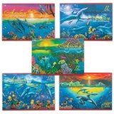 Альбом для рисования HATBER VK "Дельфины" А4, 12 листов 205х290 мм 12А4C, A069936