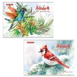 Альбом для рисования BRAUBERG "Райские птички" А4 24 листа 202х285 мм 105609