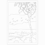 Папка для акварели BRAUBERG ART А4, 10 листов с эскизом, 210х297 мм 111071