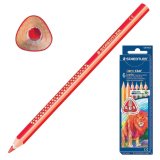 Карандаши цветные утолщенные STAEDTLER "Noris Club" 6 цветов 128 NC6