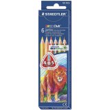 Карандаши цветные утолщенные STAEDTLER "Noris Club" 6 цветов 128 NC6