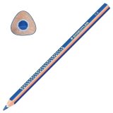 Карандаш цветной утолщенный STAEDTLER "Noris club", грифель 4 мм, синий 1284-3