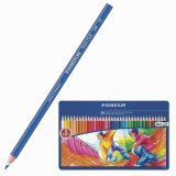 Карандаши цветные STAEDTLER "Noris club" 36 цветов, металлический пенал 145 SPM36