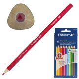 Карандаши цветные STAEDTLER ПРЕМИУМ "Ergosoft" 12 цветов 157 C12