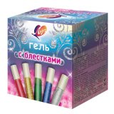 Гели с блестками ЛУЧ "Блеск" 5 цветов 30 штук 25С 1547-08