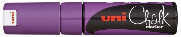 Маркер меловой Chalk PWE-8K, фиолетовый, до 8.0 мм