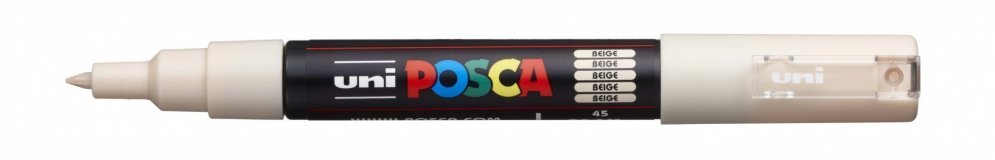 Маркер POSCA PC-1M, бежевый, 0.7 мм, пулевидный наконечник