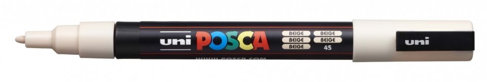 Маркер POSCA PC-3M, бежевый, 0.9 - 1.3 мм, пулевидный наконечник