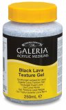Гель W&N Galeria текстурный черная лава  250мл