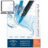 Альбом W&N Medium surface на спирали, гладкая, 150  гр/м.кв, А4, 25 листов