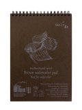 Альбом SMLT Art Authentic Watercolor Brown 280г/м2 A5 20 листов, спираль