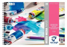 Альбом для смешанных техник Van Gogh Mix Media 300 г/м2 A4 30 листов, спираль