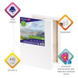 Холст 3D на подрамнике BRAUBERG ART CLASSIC 20х30см, 440г/м, грунт, 100% хлопок мелкое зерно, 191662