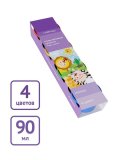 Краски пальчиковые TouchLife 4 цвета, 90 мл
