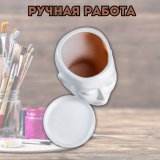 Подставка дизайнерская для художественных принадлежностей "Голова" SoulArt