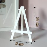 Мини мольберт подставка для телефона 13 см SoulArt белый, 2 штуки