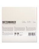 Скетчбук Sketchmarker the mirror 210х210мм, 220 г/м.кв 50л твердая обложка, белая